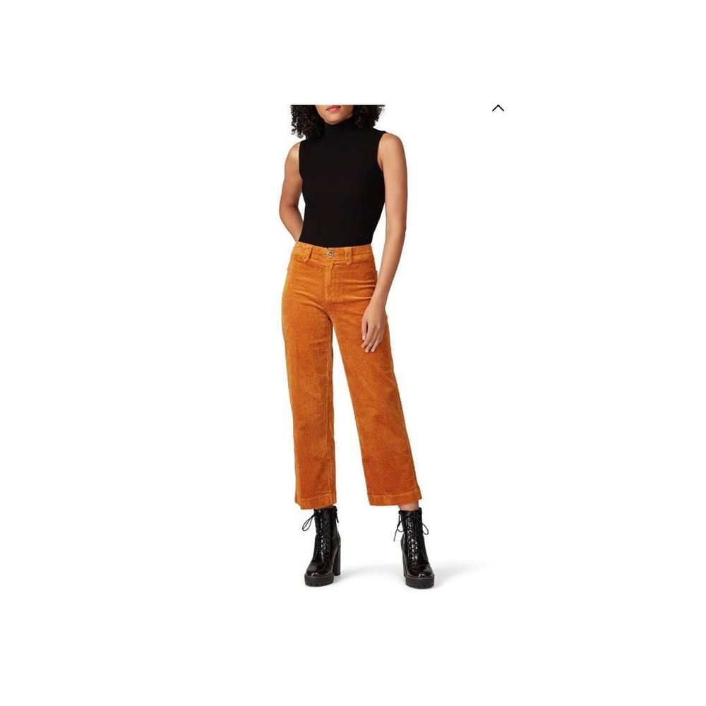 SOLD Paige Marigold Corduroy Flare Pants Women’s 27